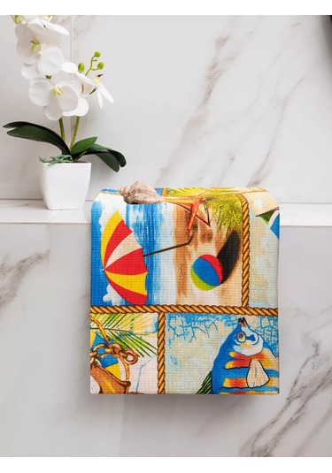 Arstex Plaj Havlusu Gofret 75x150 Cm 224303186 Yeşil