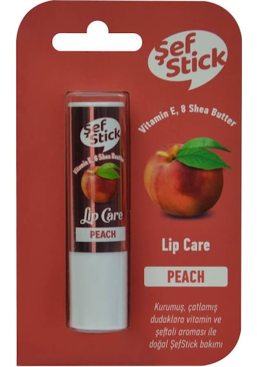 Şef Stick Lip Care Şeftalili Dudak Koruyucu