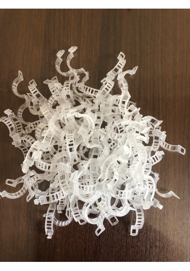 Bitki Klipsi Domates Klipsi 250 Adet 25 Mm Gövde Sarmaşık Bağlama