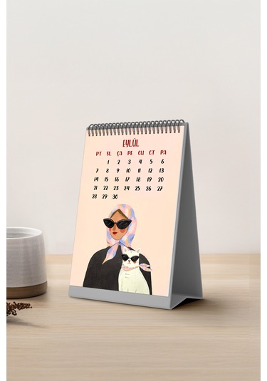 Köpek Tasarım 2026 Masa Takvimi Pytktkv027