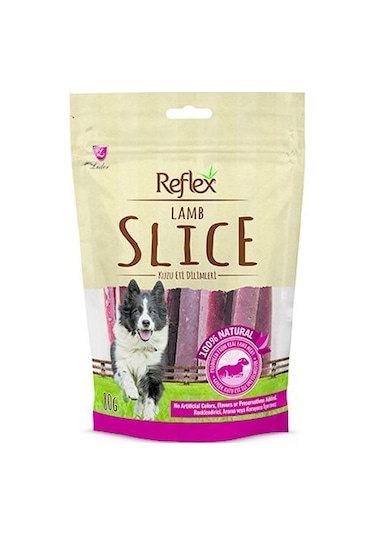 Reflex Lamb Slice Kuzu Eti Dilimleri Doğal Köpek Ödülü 80 G