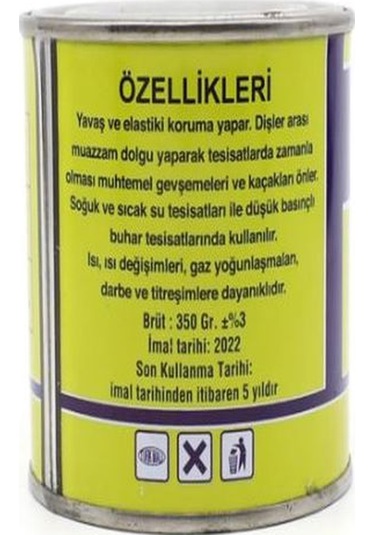 Difix Doğalgaz Macunu 350 Gr 2 Adet