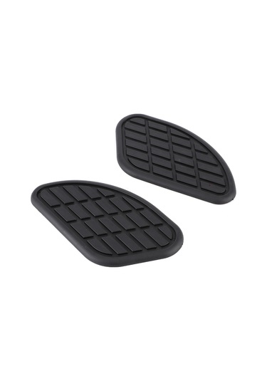 Reedark Motosiklet Universal Klasik Tank Koruma Paspası Çift Set Gri - Kauçuk Malzeme, Çizikten Koruma, Knee Fit Tasarım