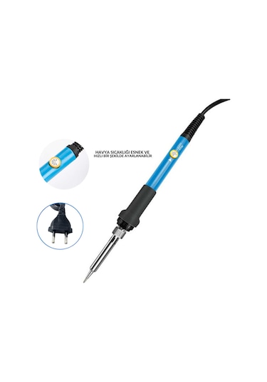 Electrimax 60W Sıcaklık Ayarlanabilir Kalem Havya Lehim Makinesi