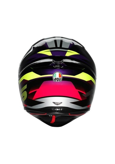 Agv K1 S Fastlap Siyah Mor Pembe  Motosiklet Kaskı.