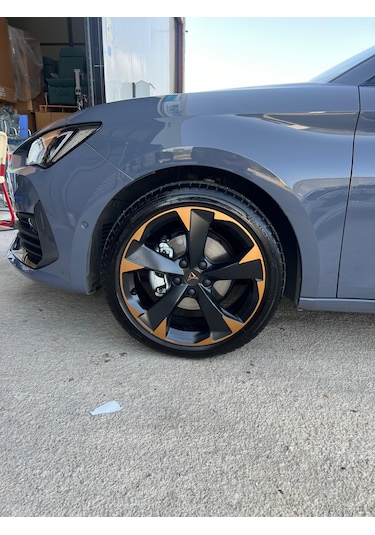 Cupra Leon Mk4 Jant Kaplama Sticker / Metalik Mat Bakır