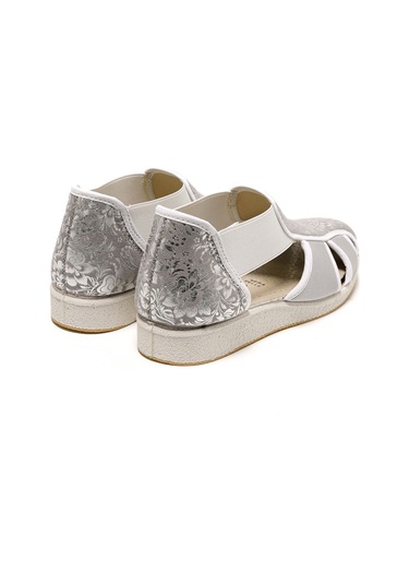 Sandalet Kadın 169 Green Life Stretch Women's Footwear Silver Silver Gri