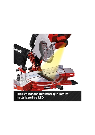 Einhell TE-MS 18/210 Li - Solo Akülü Gönye Testere  - 4300890
