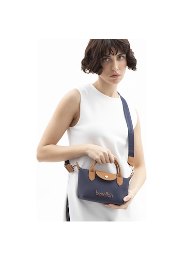 Bnt 1601 Çapraz Çanta Lacivert-camel Lacivert-camel Lacivert - Camel