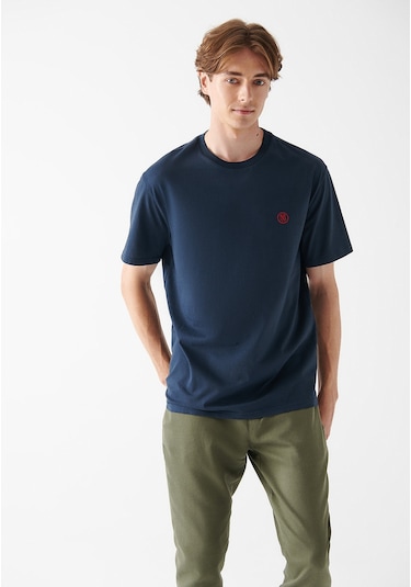 Mavi Mühür Logo Nakışlı Lacivert Tişört Loose Fit / Bol Rahat Kesim 067074-33207 Lacivert Mavi Mühür Logo Nakışlı Lacivert Tişört Loose Fit / Bol Rahat Kesim 067074-33207 Lacivert