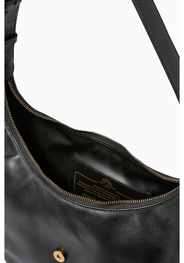 Kurt Geiger Chelsea Hobo Bag, Deri, Geniş Ve Şık Günlük Çanta Siyah