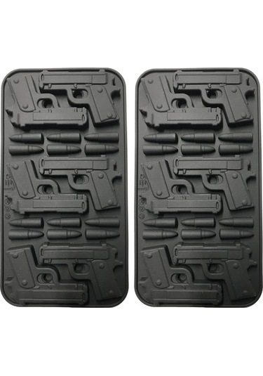 Venturemart Silikon Tabanca Tabanca Tabanca Mermi Çikolata Şeker Buz Kalıbı Ev Yapımı Dıy Çikolata Kalıp