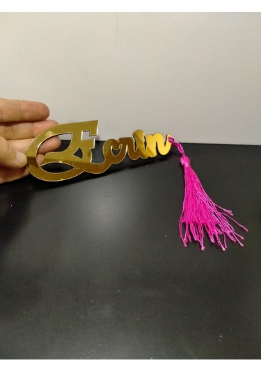 Kitap Ayracı Kişiye Özel İsim Temalı