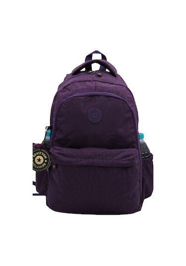 Krinkıl Su Geçirmez Kumaş Bevitton Mor Okul Çantası 2200