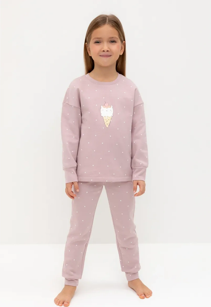 Crockid Kız Çocukları İçin Tüylü Ceketli Pijama 335394466 Pembe