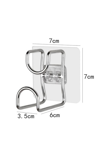 Paslanmaz Çelik Lavabo Kancaları Depolama Rafları Yumruksuz Banyo Havzası Kanca Yerden Tasarruf Duvara Montaj Depolama Kanca Tutucular Raf Diğer