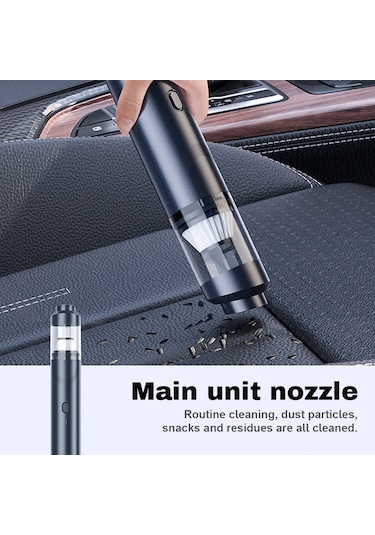 Geeksen Kablosuz El Süpürgesi - 5000pa Güçlü Emiş, Şarjlı Ve Çok Fonksiyonlu Araç & Ev Temizliği