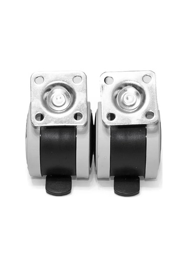 Smikov Kaçaklarından Yumuşak Lastikli 4 Adet Mobilya Tekerleği 96301743 Siyah