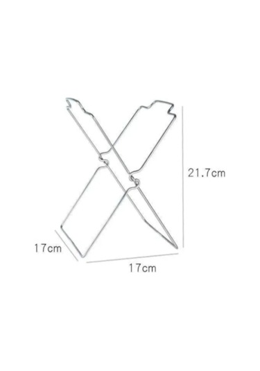Xiyyadms Paslanmaz Çelik Mutfak Çöp Poşeti Tutucu, Konforlu Tahta Üstü Montajlı, Dayanıklı Ve Rust-önleyici, Gümüş Rengi, 1 Adet