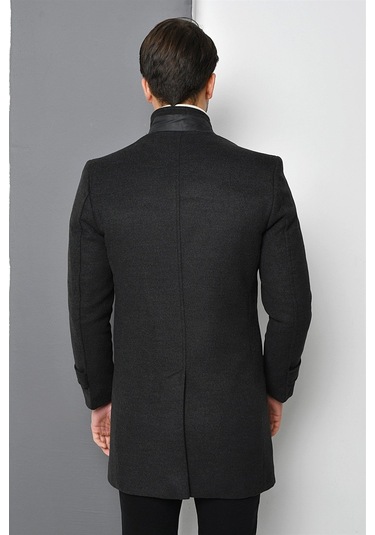 Plt8391 Dewberry Erkek Palto-antrasit Antrasit