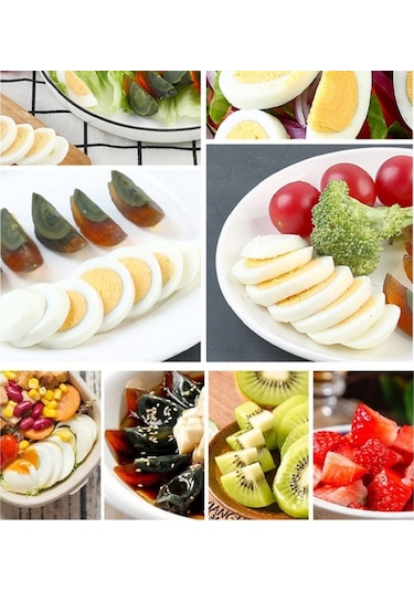 Cbtx 3'ü 1 Arada Çok Fonksiyonlu Sebze Meyve Kesici Fantezi Bölücü Yumurta Dilimleme