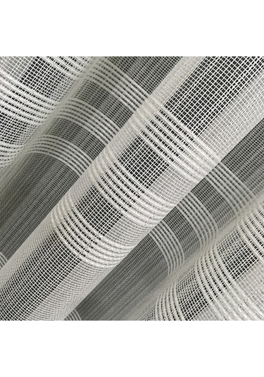 Perdefony Eteği Bantlı Düz Tül Perde Hafif Simli Ürün