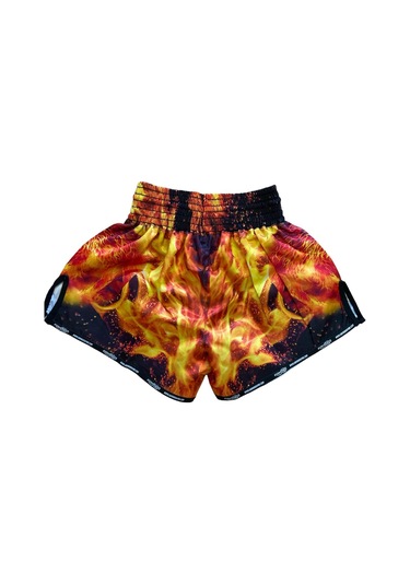 Dijital Özel Tasarım Kıck Boks Şort Djt-104 Sarı - Siyah