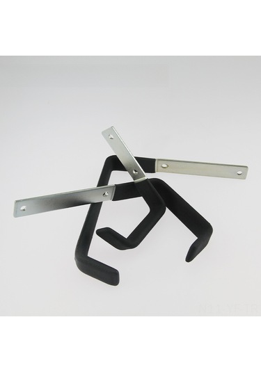 Yifomall Orta Boy Galvanizli Kaplama Kaymaz Engelli L-şekilli Duvar Kanca - 15 Kg Yük Kapasitesi - Oturma Odası Garaj İçin Diğer