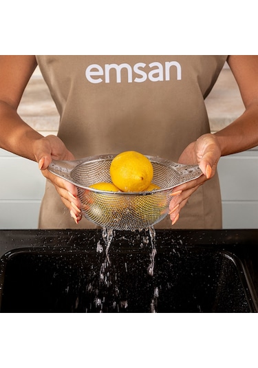 Emsan Stell Luxe Süzgeç Small 18 Cm Inox
