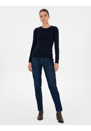 Pierre Cardin Kadın Lacivert Kazak /triko 50315758-vr033 Lacivert