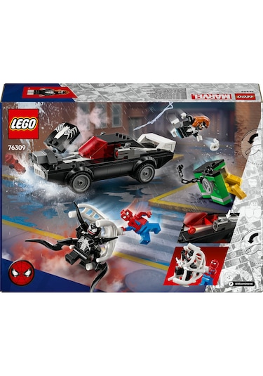 LEGO® Marvel Örümcek Adam, Venom Arabasına Karşı 76309 - 7 Yaş ve Üzeri Çocuklar için Yaratıcı Oyuncak Yapım Seti (254 Parça)