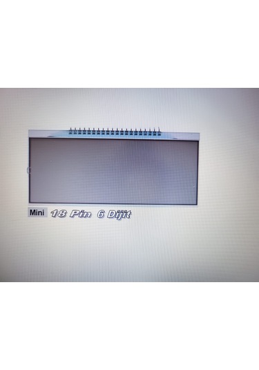 Lcd Ekran Mini 18 Pin Endüstriyel Terai Göstergesi