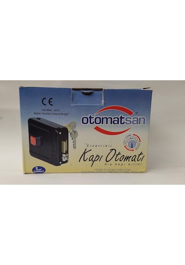 Otomatsan Elektrikli Kapı Otamatı Siyah Kısa