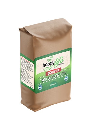 Happy Life Happylife Organik Tam Buğday Unu 1000 Gr. X 6 Adet