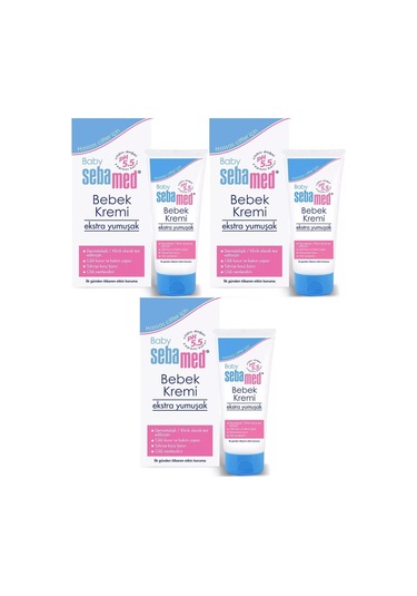 Sebamed Bebek Kremi 200ml Ekstra Yumuşak 3 Lü Set