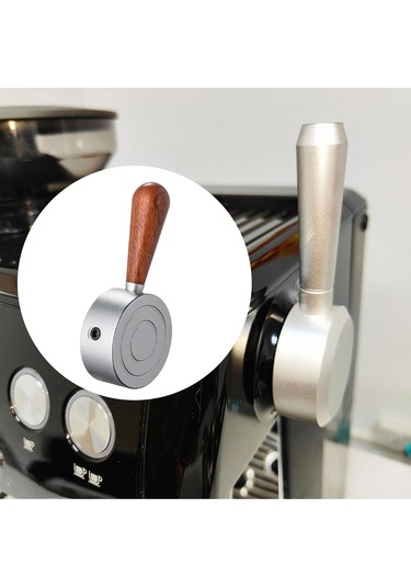 Homyl Espresso Makinesi Buhar Kolu Sağlam Anahtarı Düğmesi Gümüş