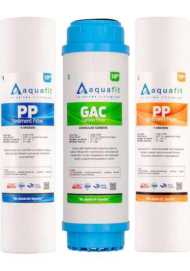 Su Arıtma Filtresi – İhlas Aura Cebilon Compact 101 Mc 3’lü Set (Silver & Platinum Uyumlu Değil)