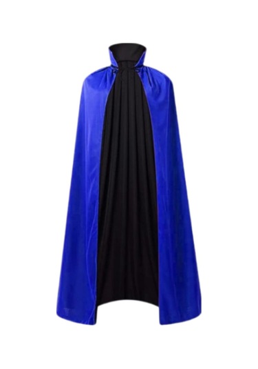 Suntek Cadılar Bayramı Pelerini Cadı Yumuşak Siyah-mavi-75cm