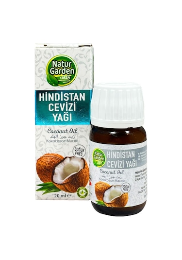 Natur Garden Hindistan Cevizi Yağı 20 ML
