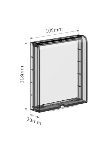 Dolıty Soket Su Geçirmez Kutu Ev Geliştirme Balkon Mutfak Beyaz