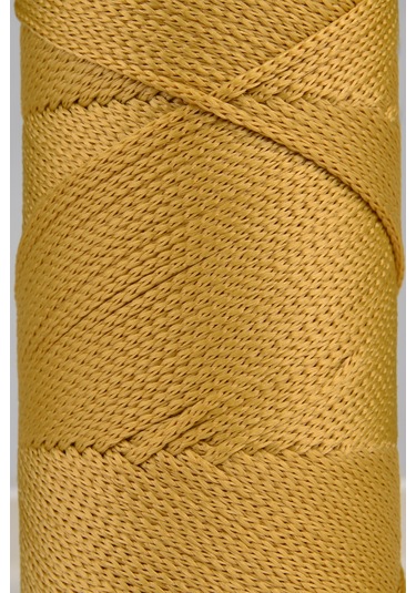 2 Mm - 200 Gr Polyester Makrome Ipi Hardal 230 M Polyester Makrome Ip Supla Ip Ve Çanta Ipliği