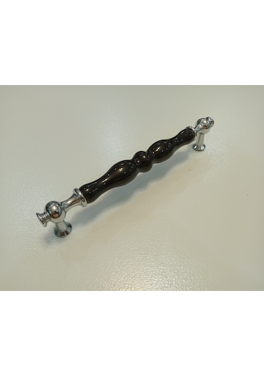 Rustik Porselen Siyah Mobilya Dolap Kulp 160 Mm