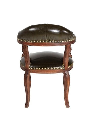 Majesta Classic Ahşap Sandalye Ceviz - Sİyah