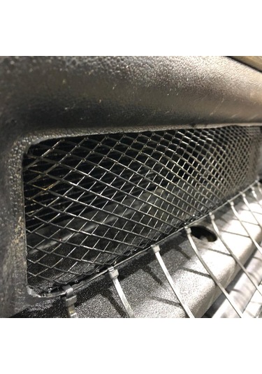 Wezone Siyah Alüminyum Otomobil Izgara Ağı, 4x8mm Kesilebilir Evrensel Tasarım, 35x10x10cm Boyut, 320g Ağırlık