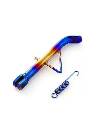 Xuweiwei Demir Yan Ayak Destek Braketleri Off-road Motorcycle Parça Ve Aksesuarları White Blue Elektro Kaplama