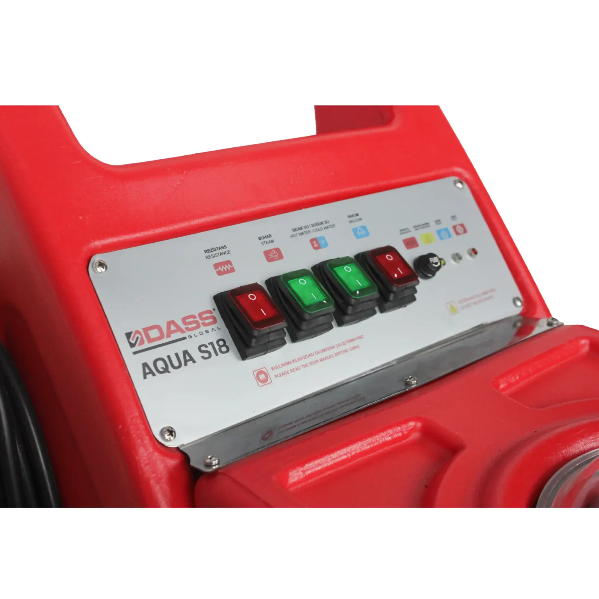 Dass Aqua S18 Buharlı Koltuk Yıkama Makinesi