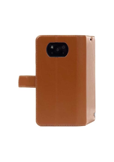 Zore Galaxy Uyumlu M23 Kılıf Msra Kar Deluxe Kapaklı Kılıf - Gold Gold