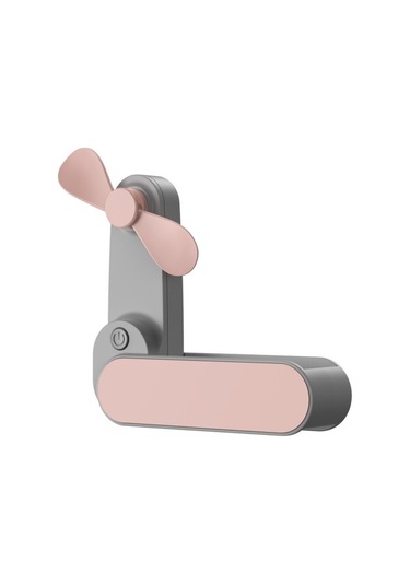 Mkjınmeı Usb El Tipi Katlanabilir Küçük Fan, Taşınabilir Sessiz Küçük Fan Xgdb0g Pembe