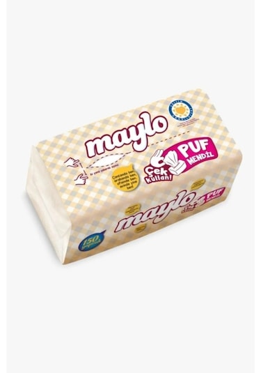 Maylo Puf Mendil 100 Yaprak 10'lu Paket Toplam 1000 Yaprak Puf