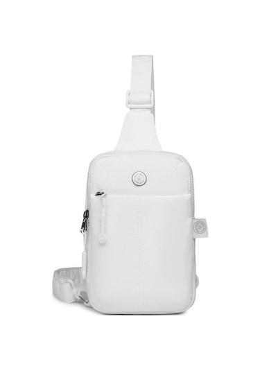 Smart Bags Mikro Poly Kumaş Kadın Bodybag Postacı Çantası 3337 Beyaz